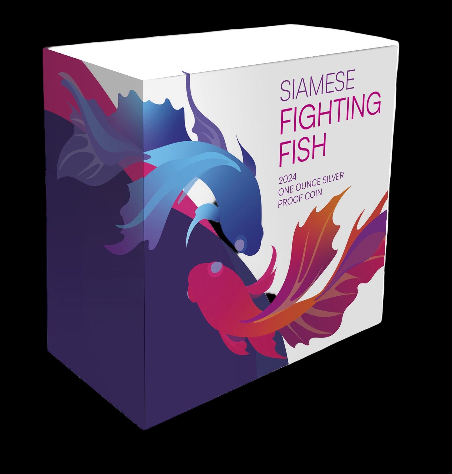 2024 Niue Siamese Fighting Fish 1oz Silver Proof Coin