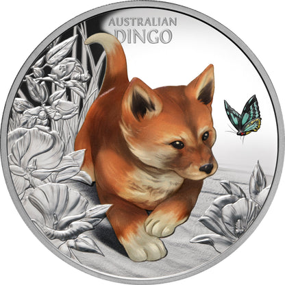 2024 Niue Baby Dingo – $1 1oz Silver Proof Coin