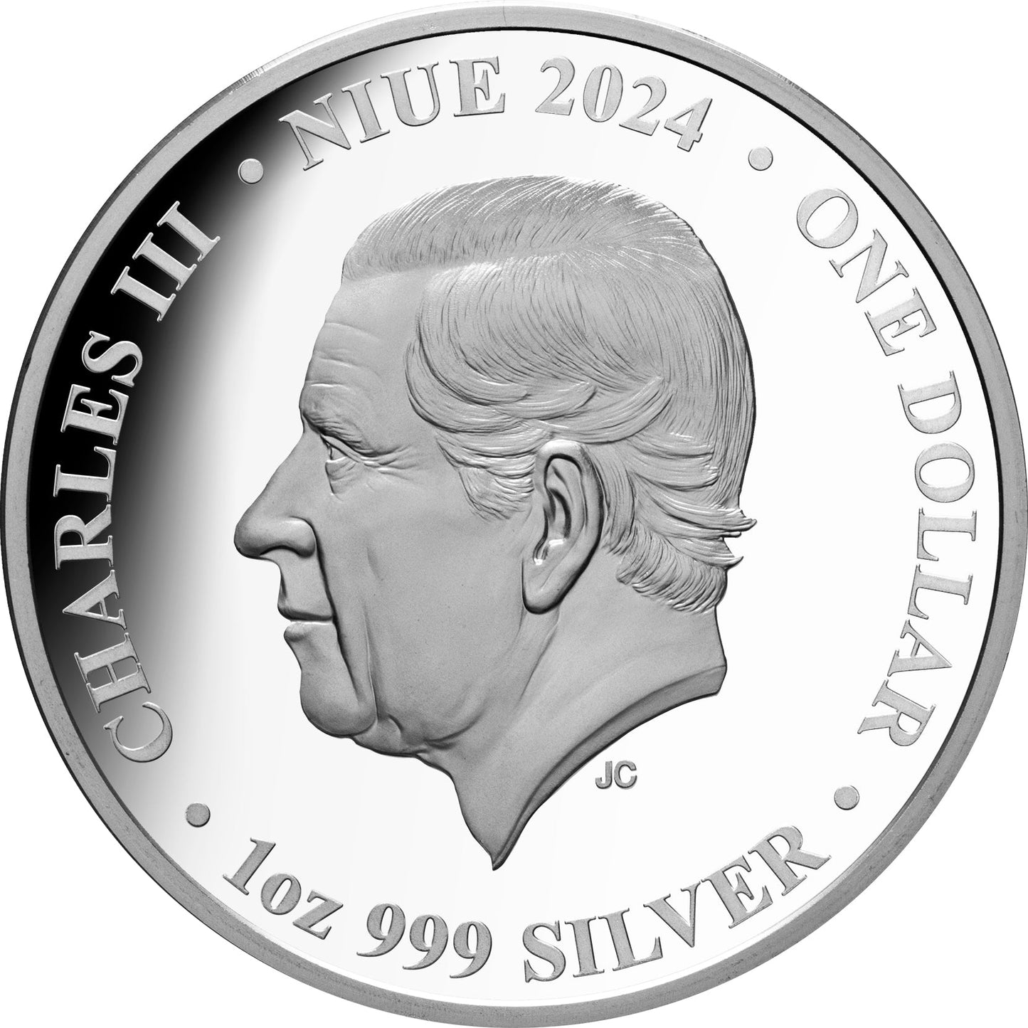 2024 Niue Baby Dingo – $1 1oz Silver Proof Coin