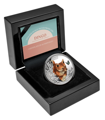 2024 Niue Baby Dingo – $1 1oz Silver Proof Coin