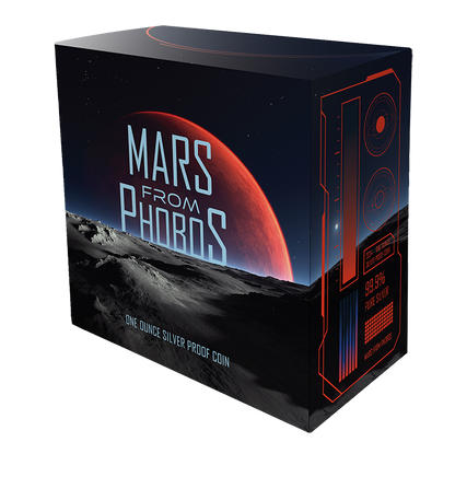 2024 Niue Mars From Phobos 1oz Silver Proof Coloured Coin