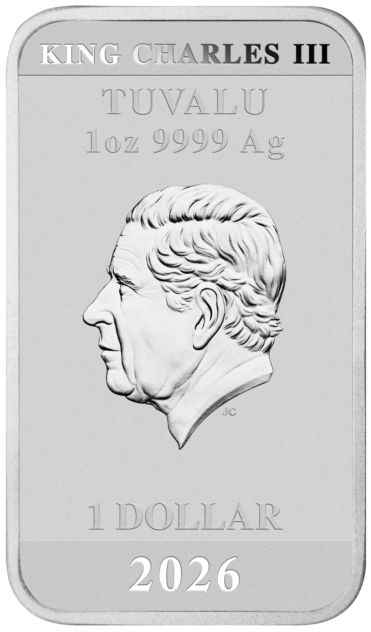 2026 PerthMint Stranger Things - Season 2 1oz Silver Coloured Rectangular Coin Pre order