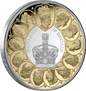 Monarchs of Britain 2025 $1 Gold-plated 1oz Silver Proof Coin