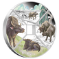 2021 PetthMint Year of the Ox Quadrant  1oz Silver Proof Four-Coin Set