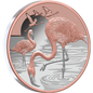 2025 NIUE Pink Flamingo $1 Rose Gold-plated 1oz Silver Proof Coin