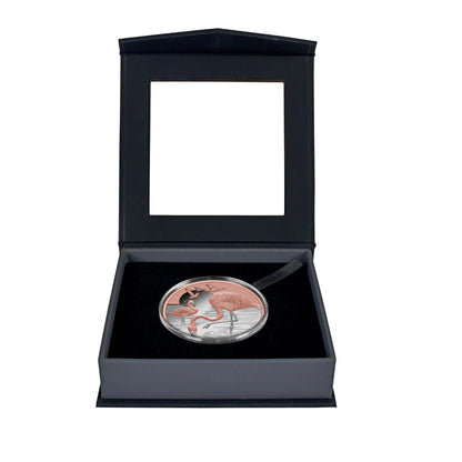 2025 NIUE Pink Flamingo $1 Rose Gold-plated 1oz Silver Proof Coin