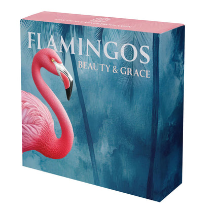 2025 NIUE Pink Flamingo $1 Rose Gold-plated 1oz Silver Proof Coin