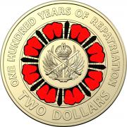 2019 Royal Australian Mint Repatriation $2 Coin Roll Roll H/T