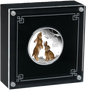 2023 PerthMint Series III Lunar year of the Rabbit Silver proof 1/2oz coloured coin