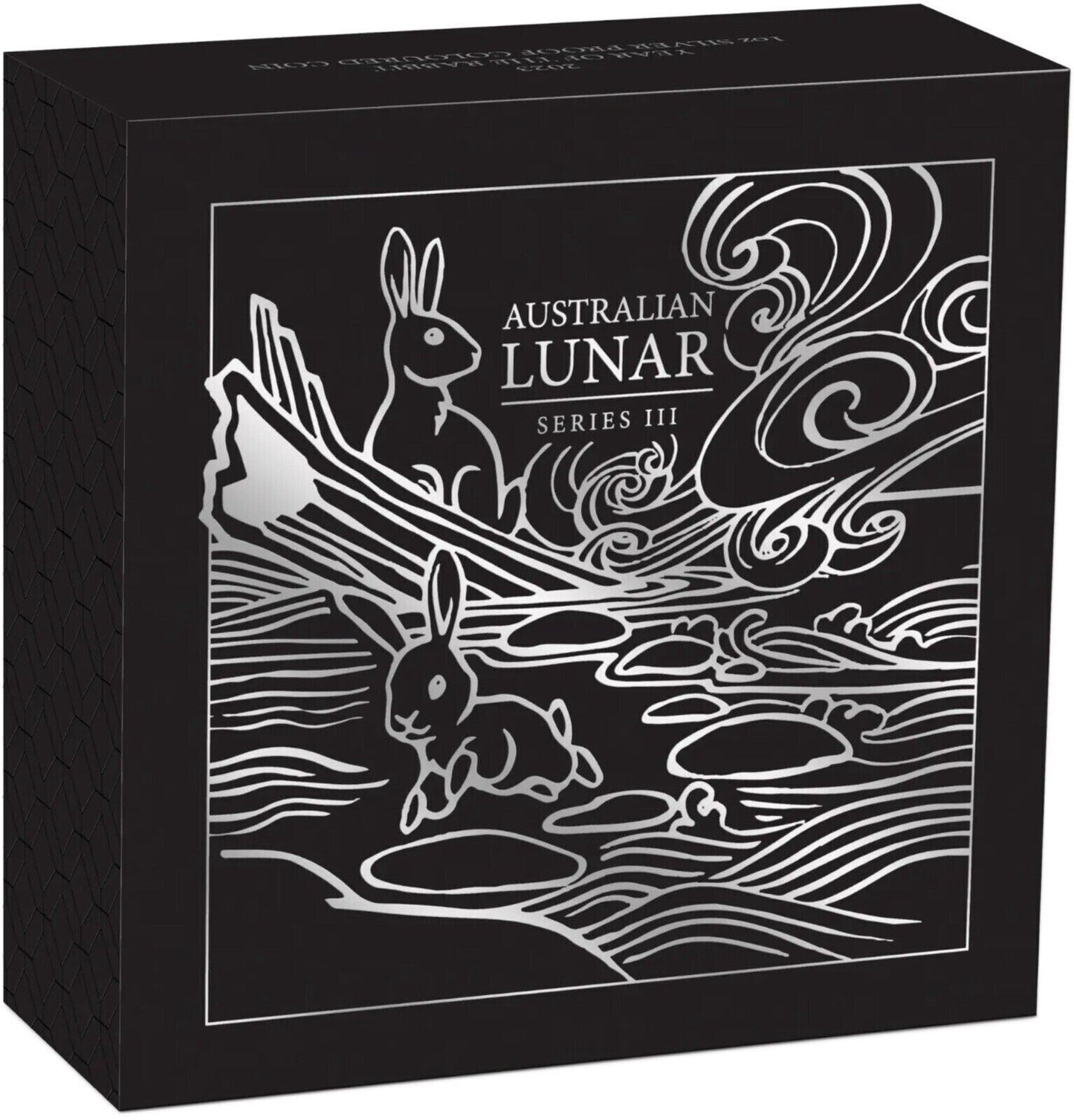 2023 PerthMint Series III Lunar year of the Rabbit Silver proof 1/2oz coloured coin