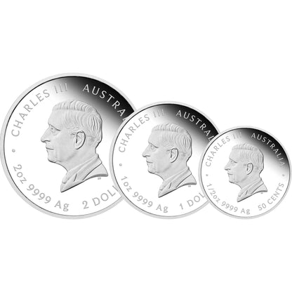2026 PM Australian Lunar Series III  Year of the Horse Silver Proof Three-Coin Set