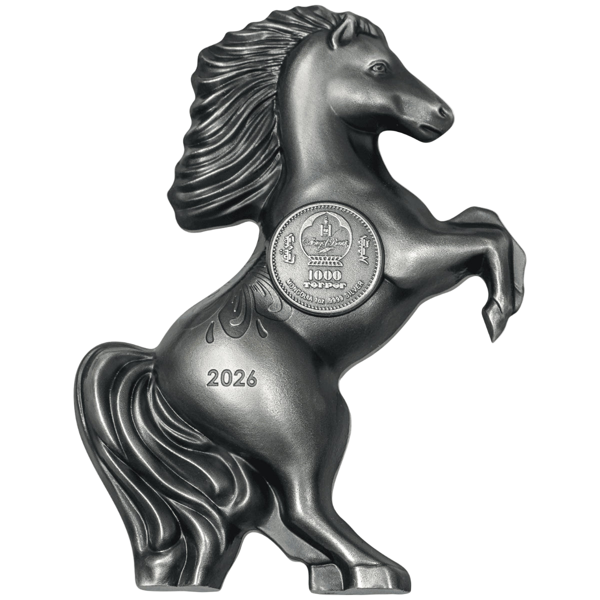 2026 Mongolia Lunar Year Wild Horse 1oz Silver Proof Coin - 999 mintage only -  Pre order