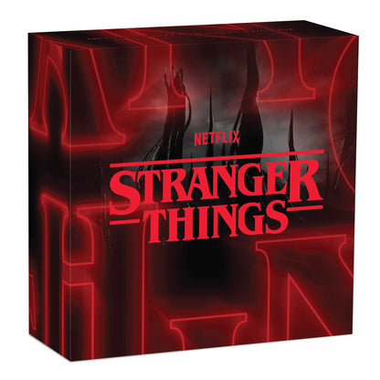 2026 Stranger Things Villains 2oz Silver Antiqued Coloured Coin Pre order