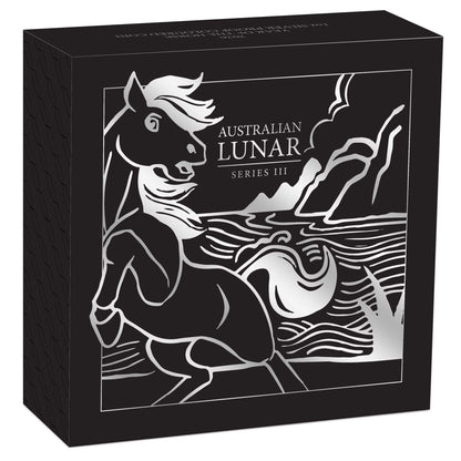 2026 PerthMint Australian Lunar Series III Year of the Horse 1oz Silver Proof Coloured Coin