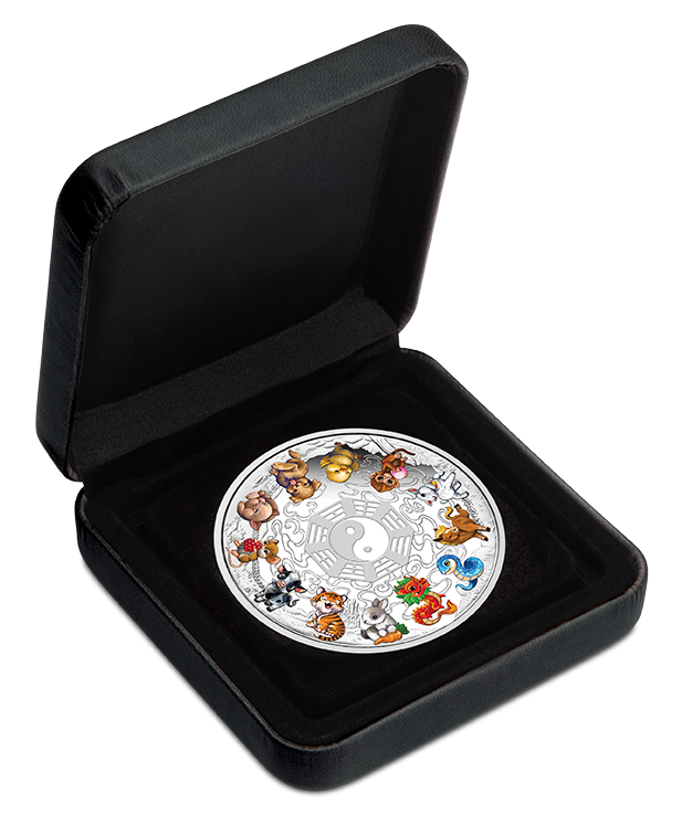 2025 PerthMint Twelve Baby Lunar Animals 5oz Silver Proof Coloured Coin Pre order