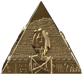 2025 Djibouti Pyramids of Giza Gold Gilded Edition – 3-Coin Set (6oz .999 Silver) – 200 Francs - Preorder