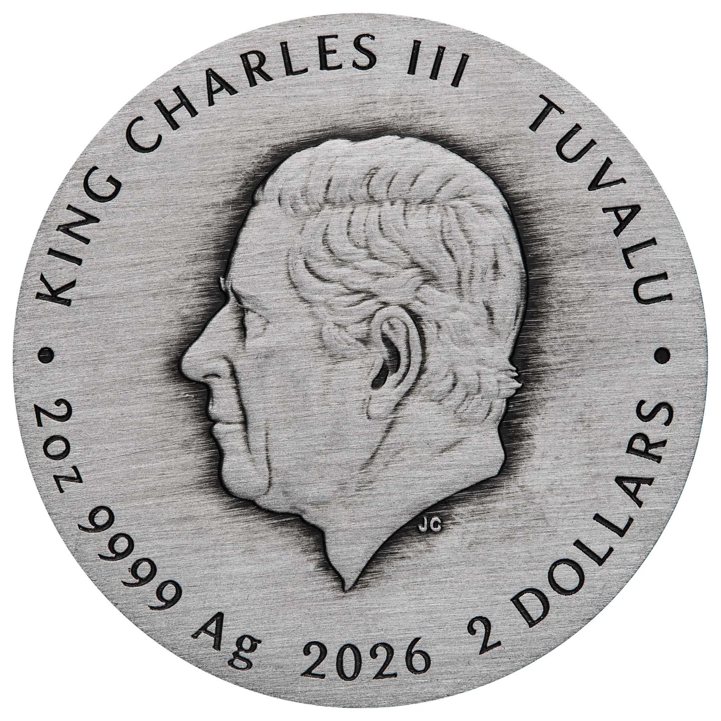 2026 Stranger Things Villains 2oz Silver Antiqued Coloured Coin Pre order
