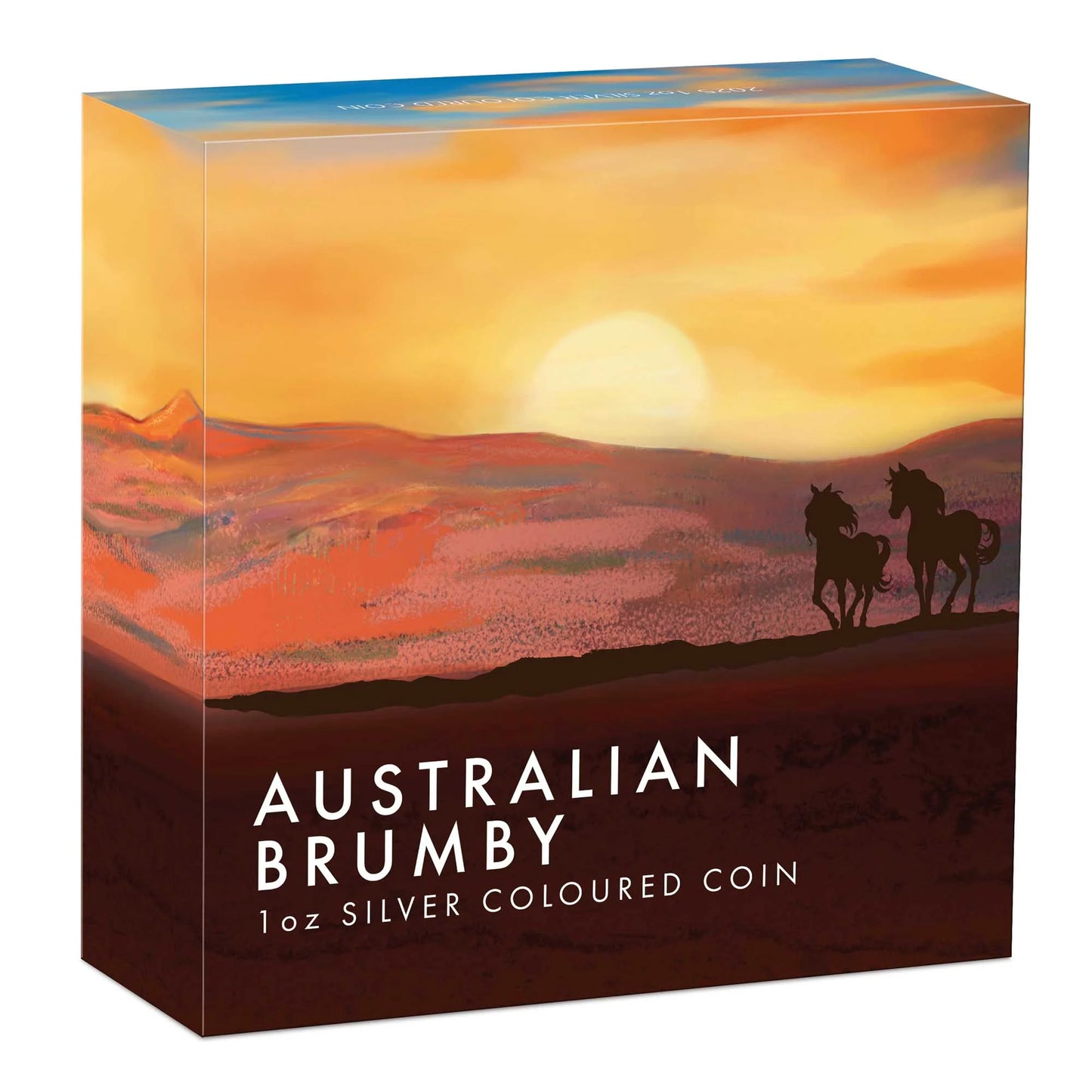 2025 Australian Brumby Perth Mint 1oz Silver Coloured Coin - Pre Order
