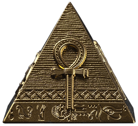 2025 Djibouti Pyramids of Giza Gold Gilded Edition – 3-Coin Set (6oz .999 Silver) – 200 Francs - Preorder