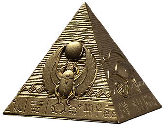 2025 Djibouti Pyramids of Giza Gold Gilded Edition – 3-Coin Set (6oz .999 Silver) – 200 Francs - Preorder
